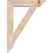 Ekena Millwork Traditional Traditional Smooth Bracket w/ Offset Brace, Douglas Fir, 5 1/2"W x 22"D x 30"H BKT0604X22X30TRA01SDF - alternate 4